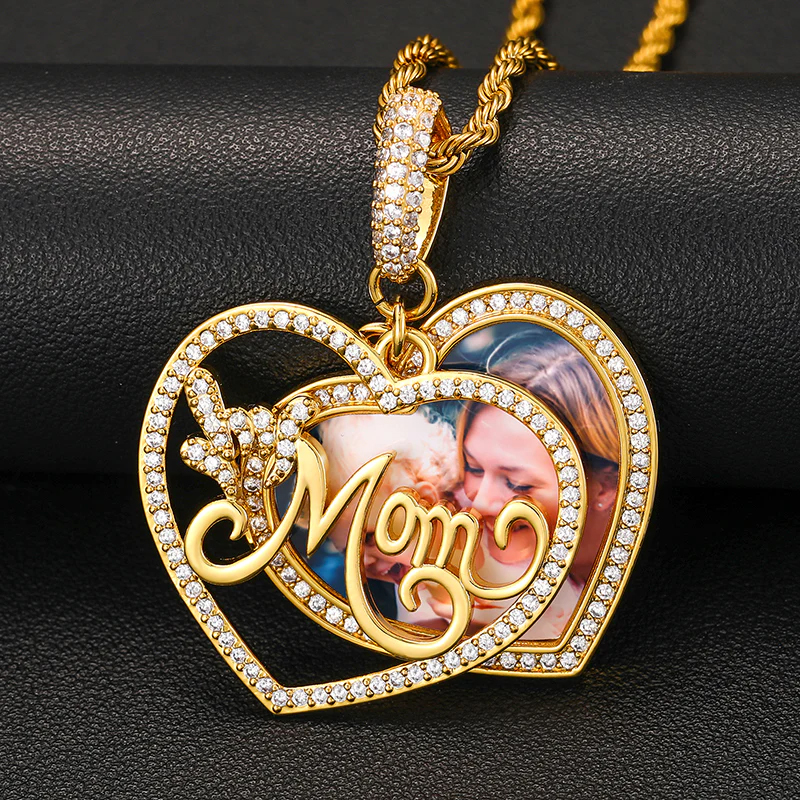 Heart Necklace, Gifts for Mom, Mother's Day Gifts, Birthday Gift for M –  AJ's Personalized Gifts